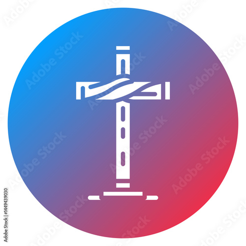Processional Cross Vector Icon