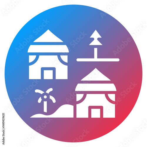 Nomad Village Vector Icon