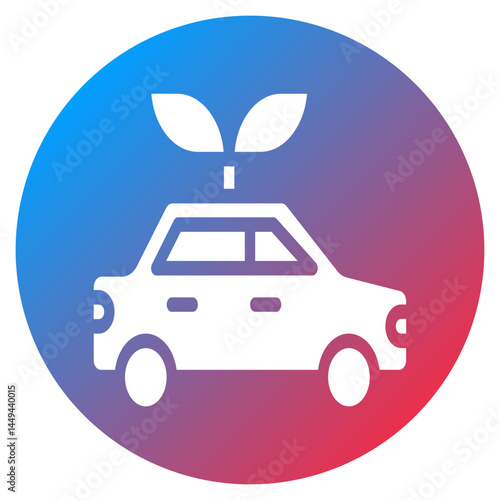 Green Carpool Vector Icon