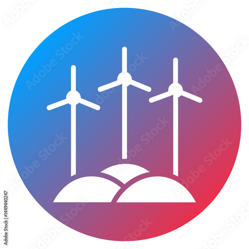 Wind Farm Vector Icon