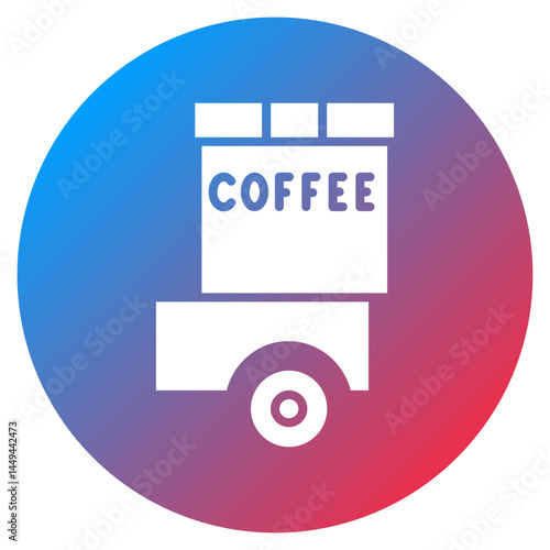 Coffee Delivery Vector Icon