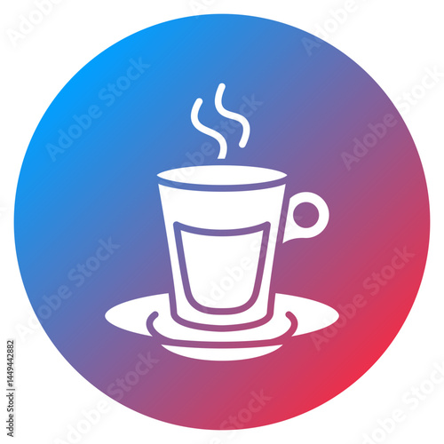Espresso Shot Glass Vector Icon