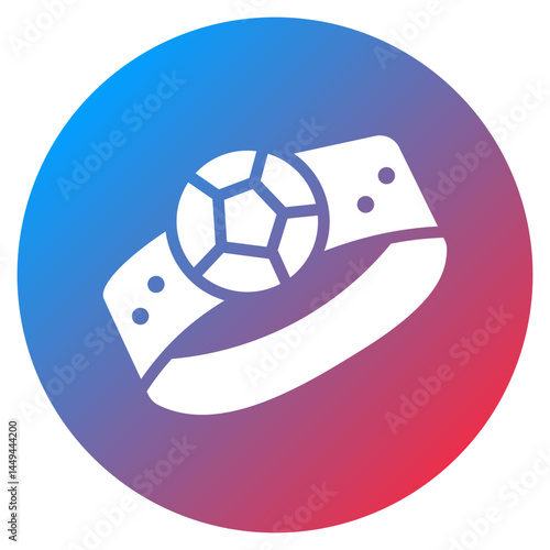 Soccer Captains Armband Vector Icon