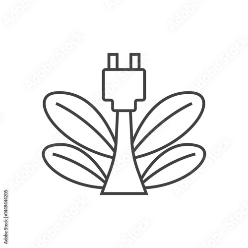 Biomass energy icon set isolated on white background