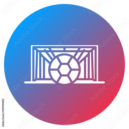 Soccer Penalty Spot Vector Icon