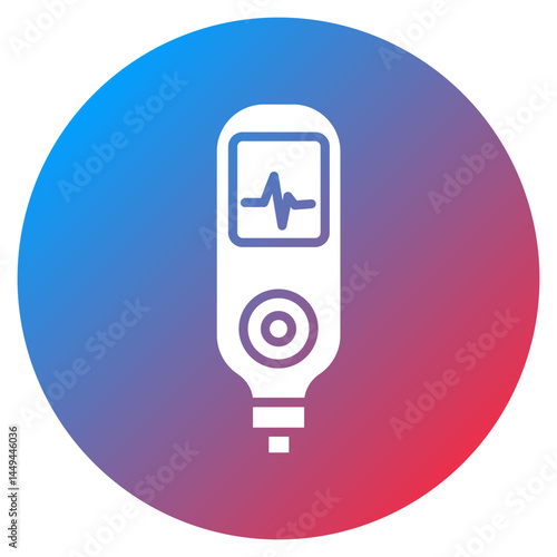 Diabetes Test Kit Vector Icon