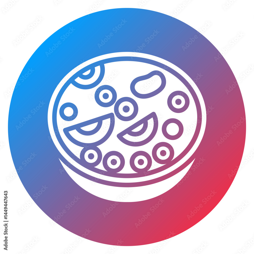 Greek Salad Vector Icon Greek Salad Vector Icon