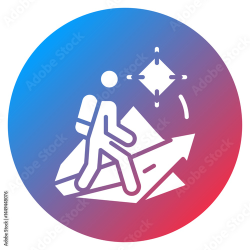 Backtracking Vector Icon