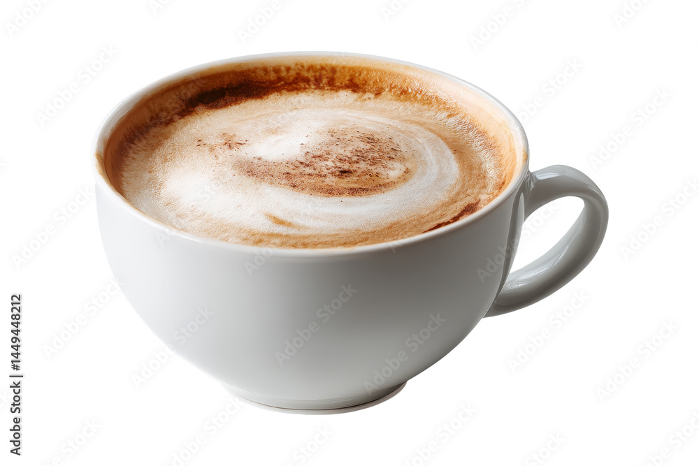 Frothy coffee for cozy relaxation Frothy coffee for cozy relaxation
