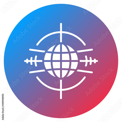 Gridlines Vector Icon