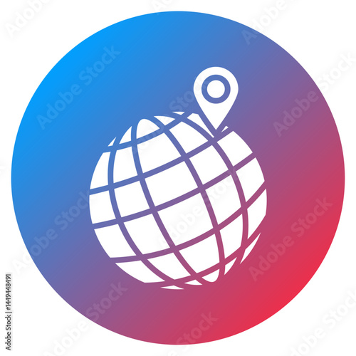 Latitude and Longitude Vector Icon