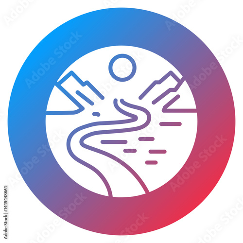 Shortcut Path Vector Icon