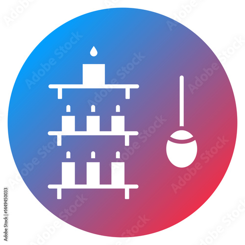 Candle Shop Vector Icon