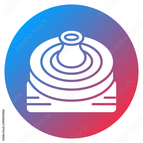 Potter Wheel Vector Icon
