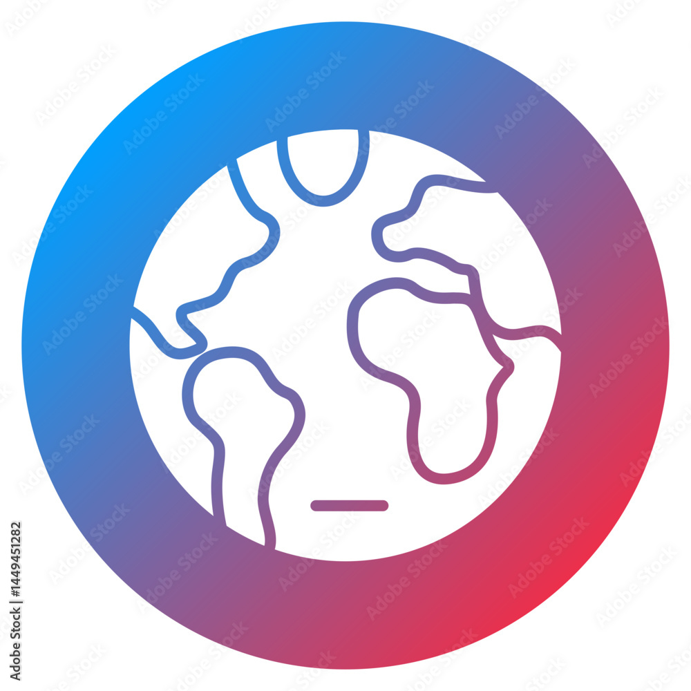 Green Planet Vector Icon Green Planet Vector Icon