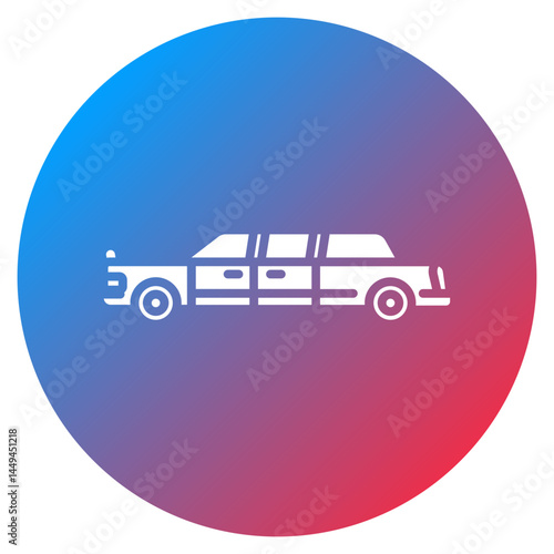 Limousine Vector Icon