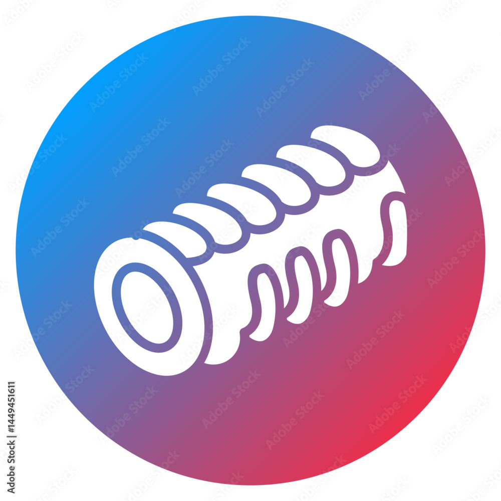 Foam Roller Vector Icon Foam Roller Vector Icon