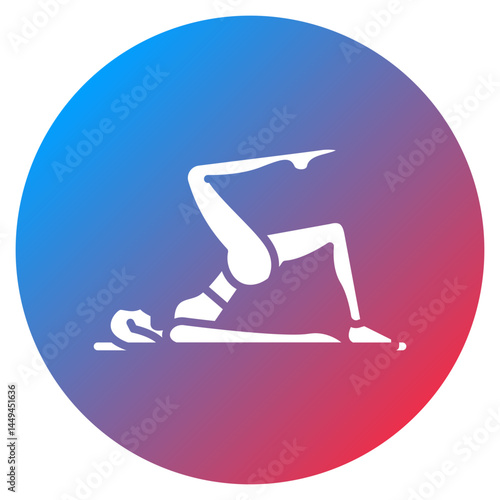 Glute Bridge Vector Icon