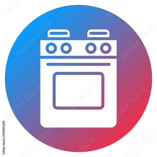 Cleaning Stove Vector Icon