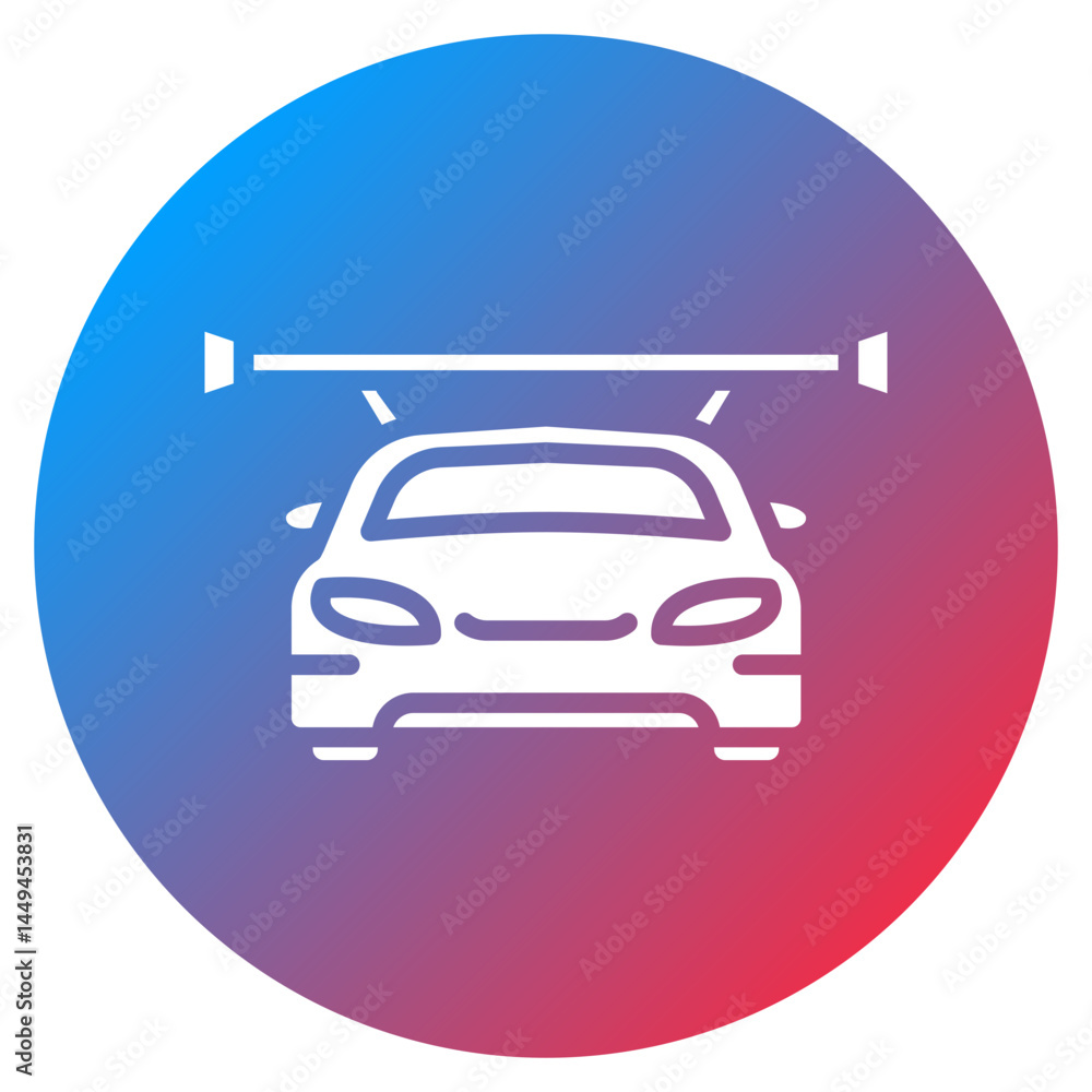 Obraz premium Aero Spoiler Vector Icon