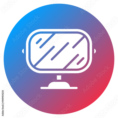 Rearview Mirror Vector Icon