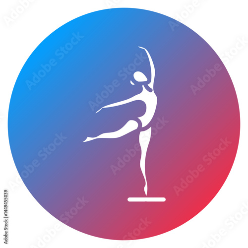 Rhythmic Gymnastics Vector Icon
