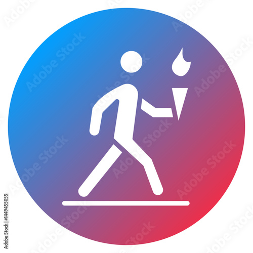 Torchbearer Vector Icon