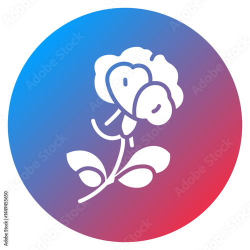 Pea Flower Vector Icon