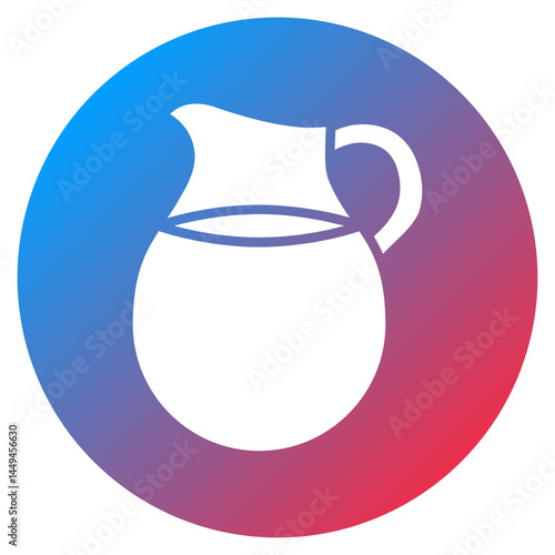 Lemonade Jug Vector Icon