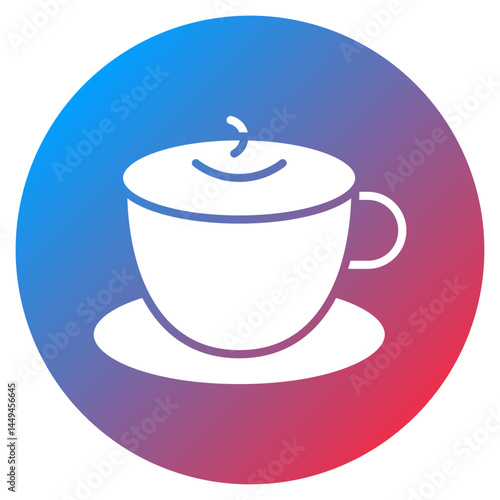 Latte Macchiato Vector Icon