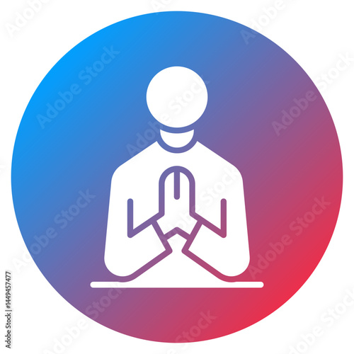 Praying Vector Icon
