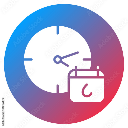 Time Plan Vector Icon