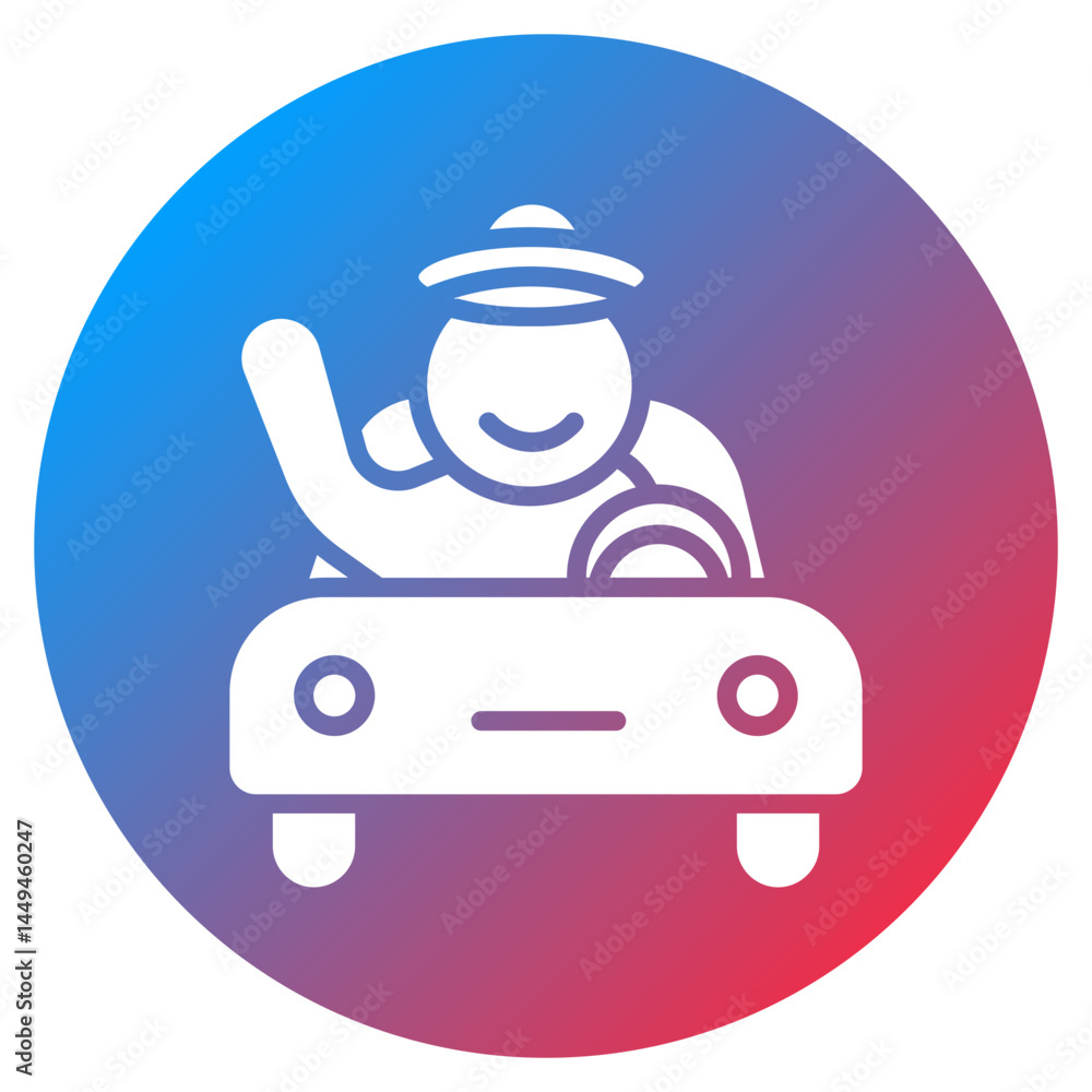 Obraz premium Preferred Driver Vector Icon