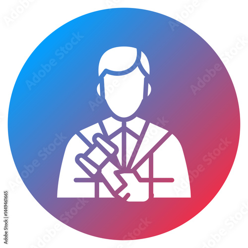 Judge Vector Icon