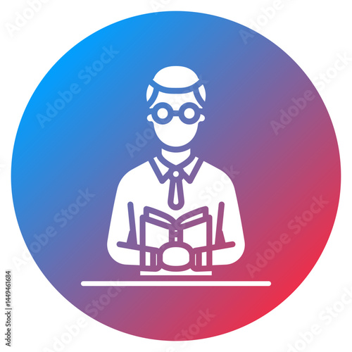 Librarian Vector Icon