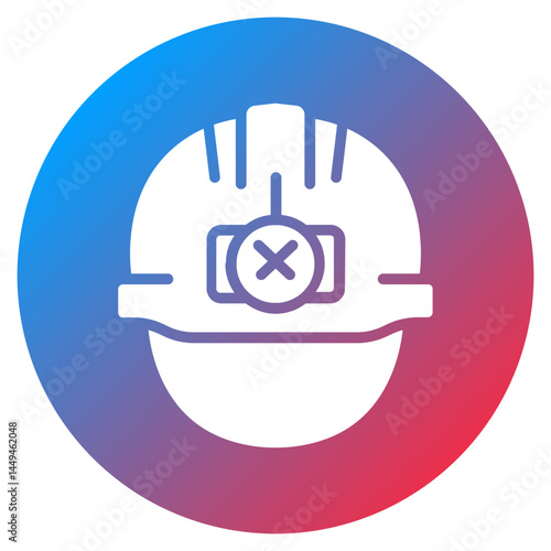 Caving Helmet Vector Icon