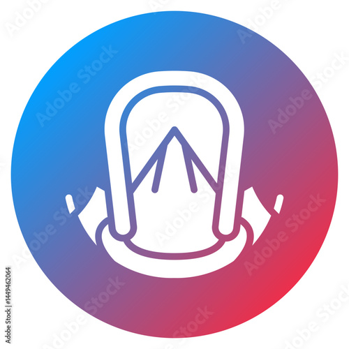 Climbing Carabiner Vector Icon