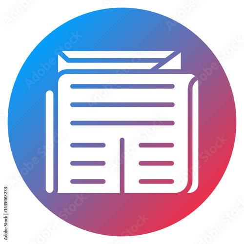 Print Media Vector Icon