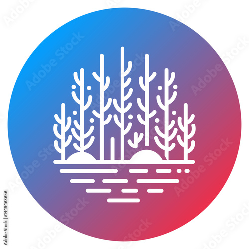 Kelp Forest Vector Icon