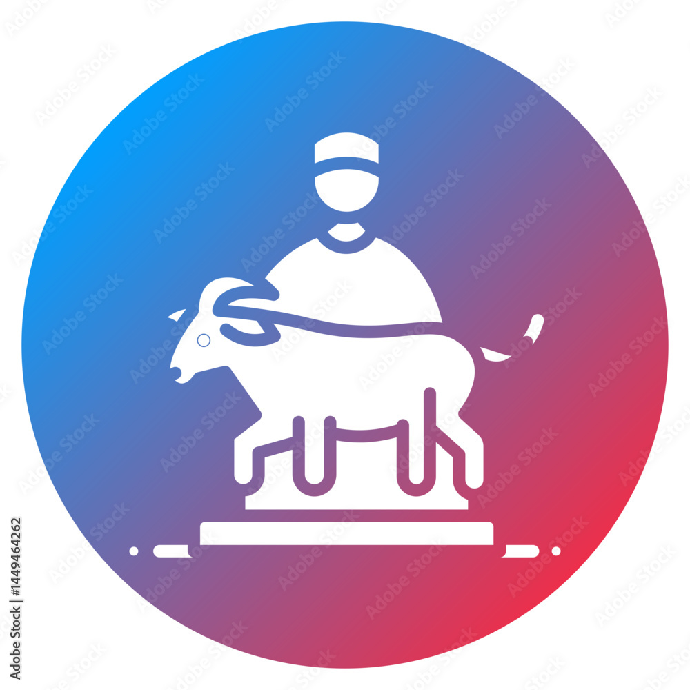 Sacrificial Animal Vector Icon Sacrificial Animal Vector Icon