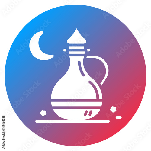 Zamzam Jug Vector Icon