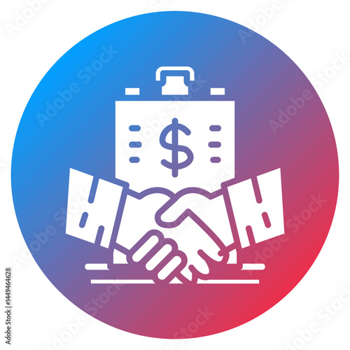 Bribery Blueprint Vector Icon