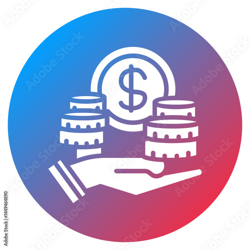 Dark Money Vector Icon