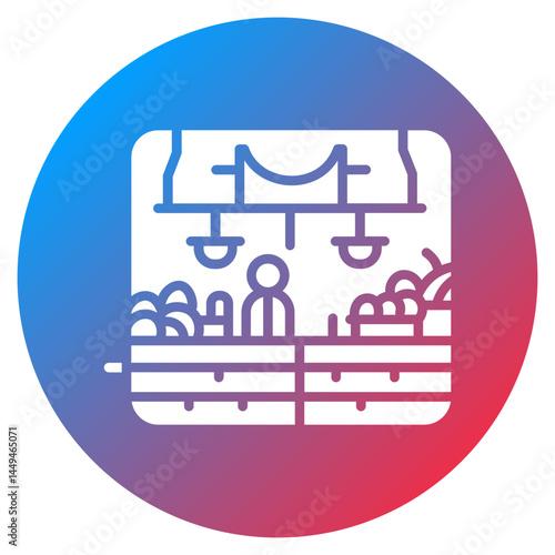 Underground Market Vector Icon