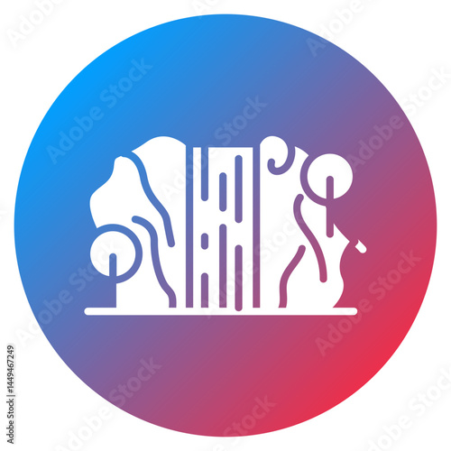 Waterfall Vector Icon