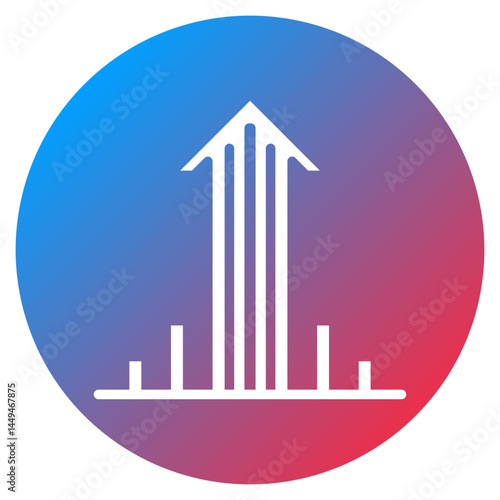 Vertical Ascent Vector Icon
