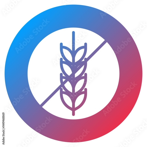 Gluten Sensitivity Vector Icon
