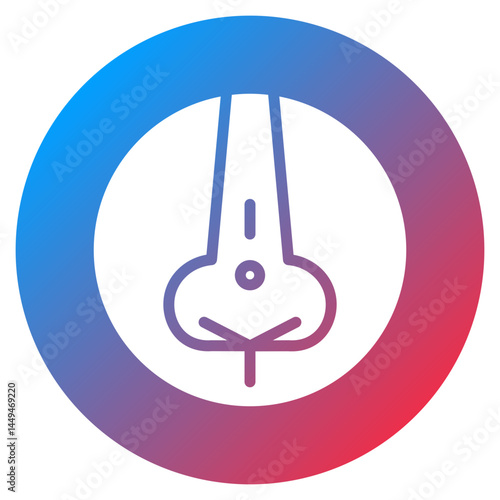 Stuffy Nose Vector Icon