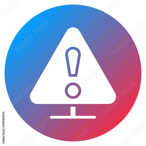 Trigger Warning Vector Icon