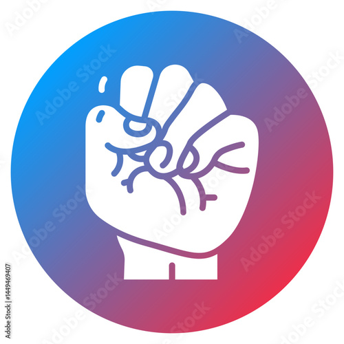 Cracked Knuckles Vector Icon